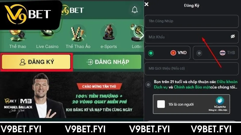 Đăng ký V9BET