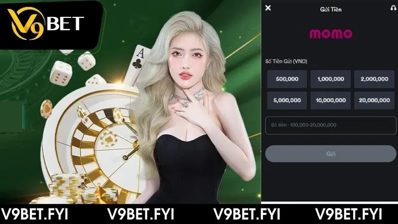 Nạp tiền vào V9BET bằng ví điện tử